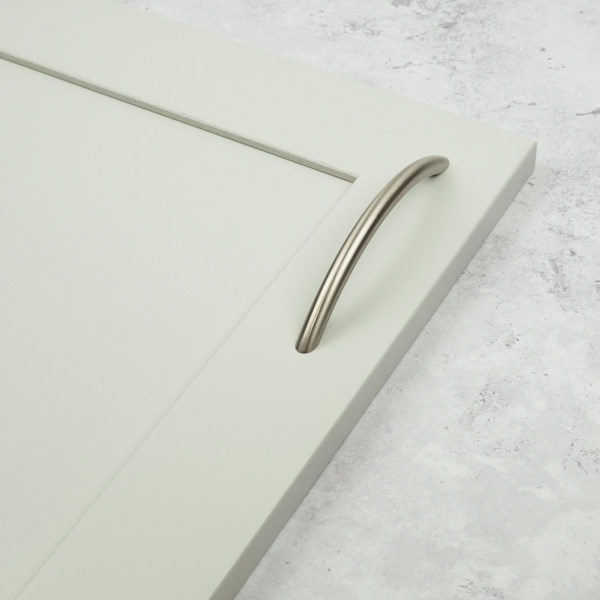 Handle & Home Brushed Nickel Slim Bow Cabinet Handles
