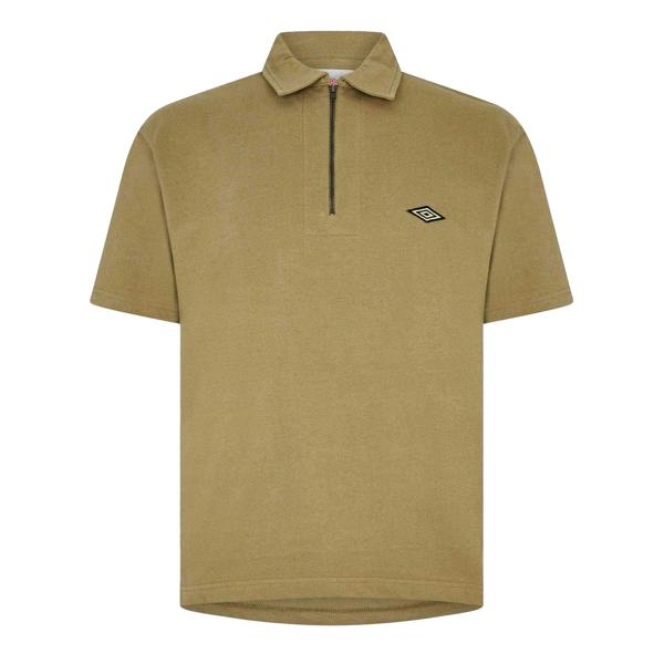 Umbro Mens Nigel Polo Shirt - Washed Khaki - 