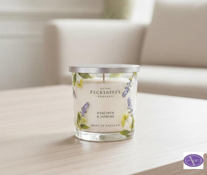 Pecksniff's Hyacinth & Jasmine Candle 550g