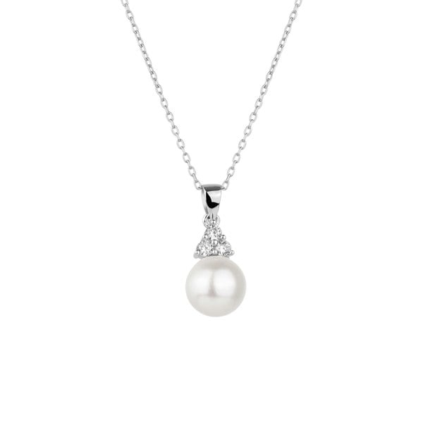 Spero London Sterling Silver Grape Pearl Necklace