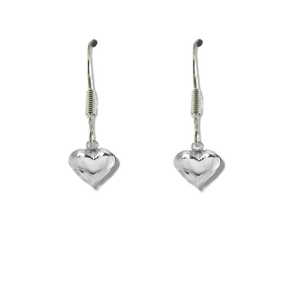 Aye Do Gifts Girls Mini Puff Heart Drop Earrings - Gifts for Kids