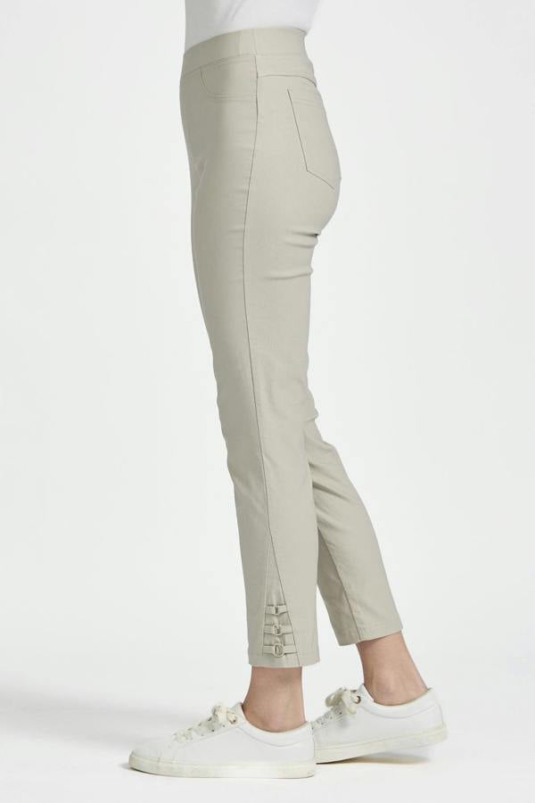Mudflower Eyelet Detailed Bengaline Stretch Trousers