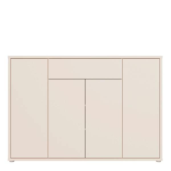 Furniture To Go Alice Springs Sideboard with 4 Doors Push-to-Open & 1 Centralised Drawer Push-to-Open in Sand