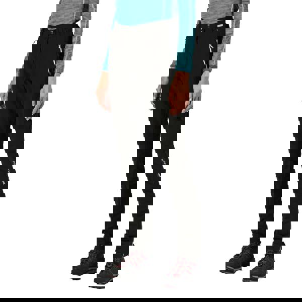 Regatta Womens/Ladies Mountain Hiking Trousers - Black - 