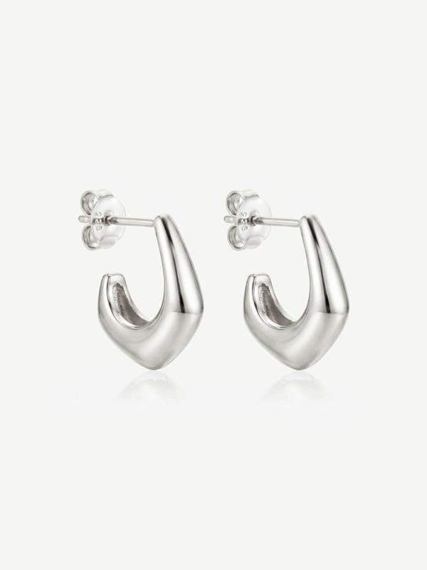 MUCHV Sculpted Hoop Earrings