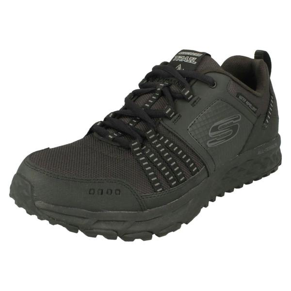 Skechers Mens Skechers Lace Up Walking Shoes - Escape Plan 51591