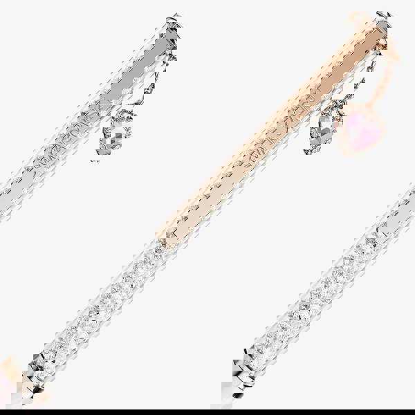 Swarovski Crystalline Rose Gold Tone Plated Pink Heart Pen 5732990