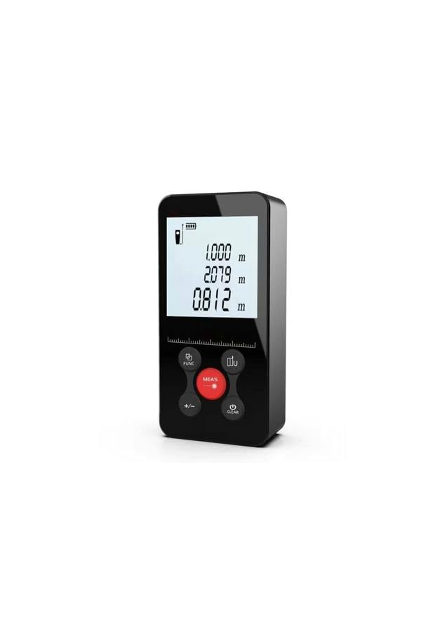 Dyzi Digital Laser Rangefinder 50–120m USB Rechargeable Black