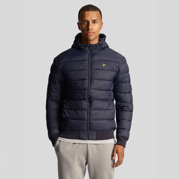 Lyle & Scott Wadded Padded Jacket - Dark Navy Blue