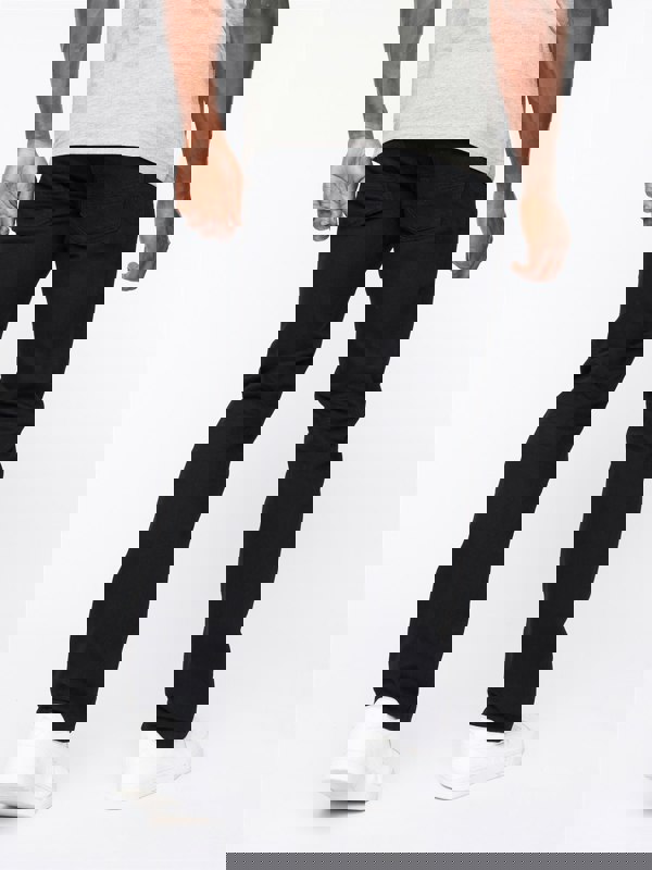 Crosshatch Cadman Straight Jeans Solid Black