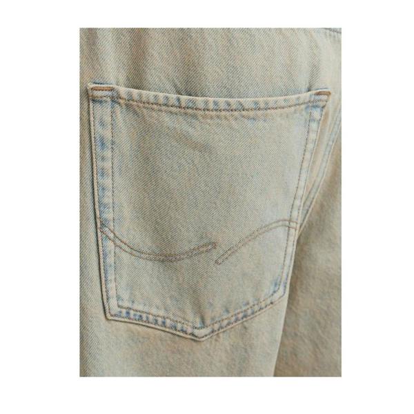 Jack And Jones Mens Ron Cotton Denim Loose Fit Jeans - Blue Denim - 