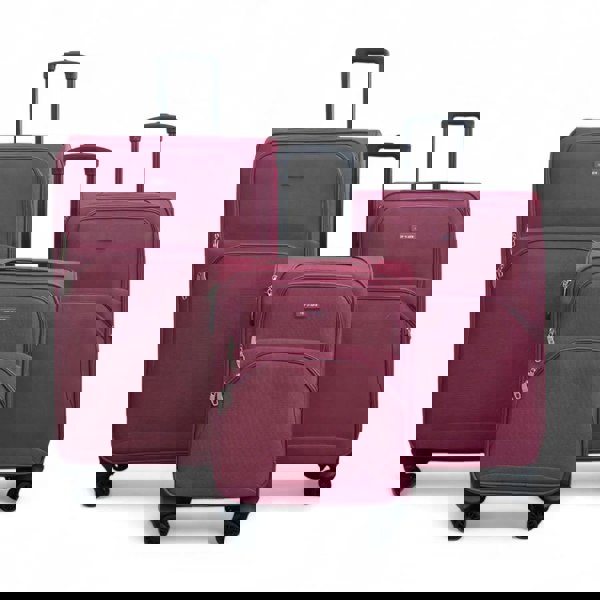 Eagle Lightweight Softshell Expandable Suitcase Travel Bag Set