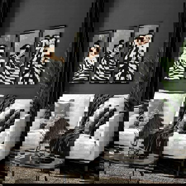 Extra Large Wall Art For Living Room | Set of 3 Boho Women Wall art Prints