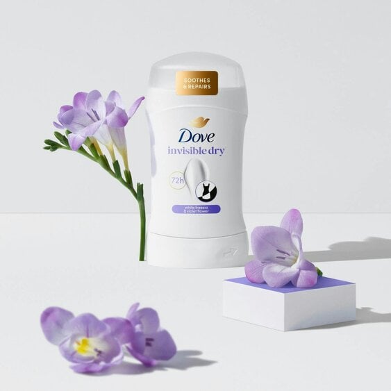 Dove Invisible Dry Anti-Perspirant Deo Stick 50ml 24 Pack, 72H Sweat Protection
