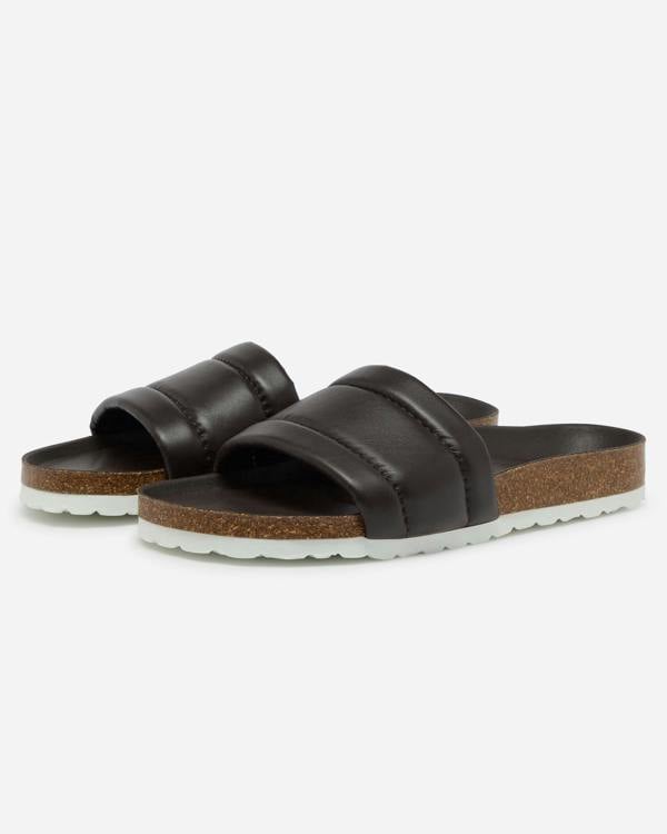 Oliver Sweeney Bornos Leather Mens Slides - Brown | CHO | Designer Mens Sandals