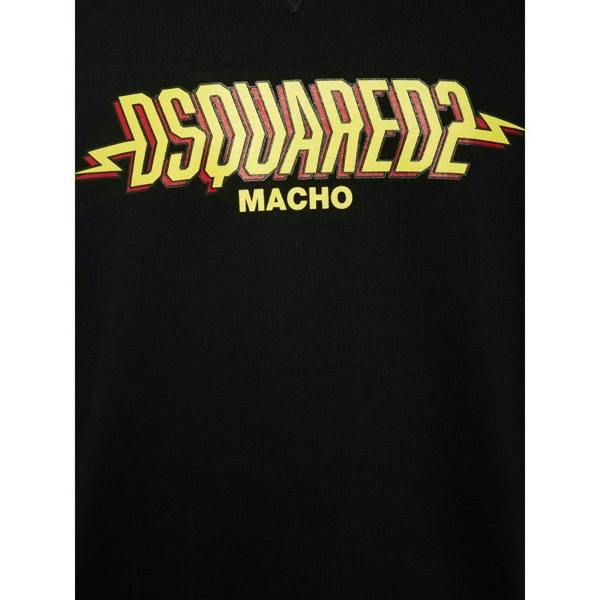DSquared2 Unisex Adult Macho Logo Sweatshirt - Black