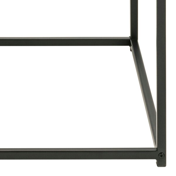 Wyld Haus El Paso Black Metal and Wild Oak Veneer Coffee Table