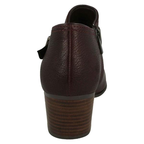 Clarks Ladies Clarks Buckle Detailed Ankle Boots Maypearl Milla