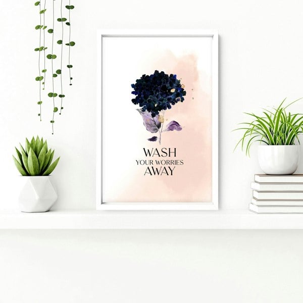 Bathroom artwork prints | Set of 3 framed wall art prints