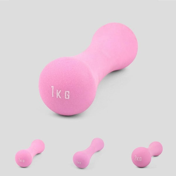 Phoenix Fitness Neoprene Dumbbell Weight 1KG - Pink