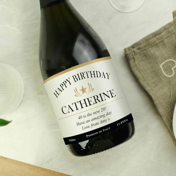 Personalised Classic Italian Prosecco - lifestyle shot