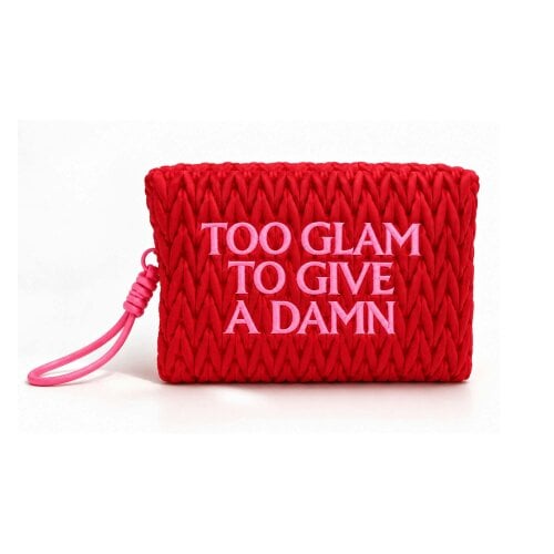 Lilly Loves Too Glam To Give A Damn Cosmetic Bag