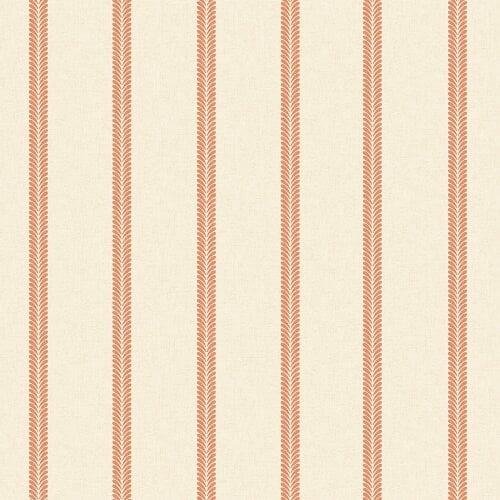 Hoopla Walls Heritage Stripe - Burnt Orange 10m Wallpaper