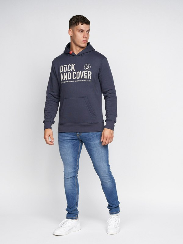 Duck and Cover Hillman Hoodie - Navy