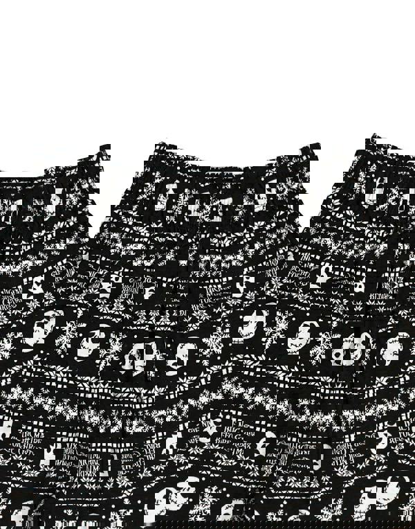 Disney The Nightmare Before Christmas Mens Black Jack Skellington Lounge Pants