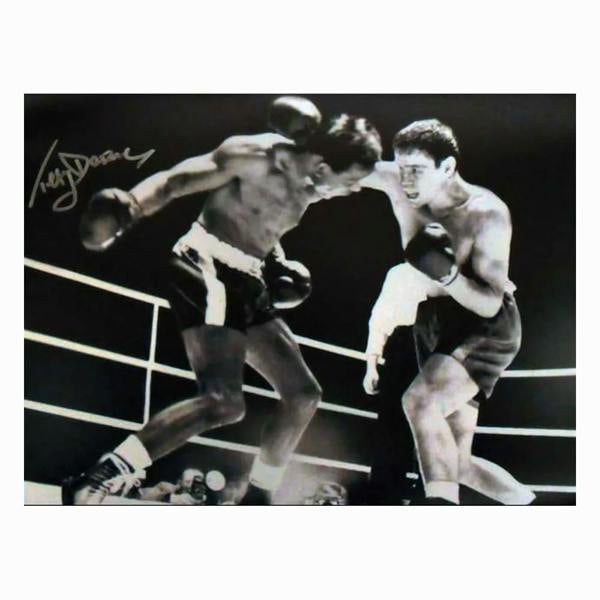 Terry Downes signed 16x12 photo — Unframed