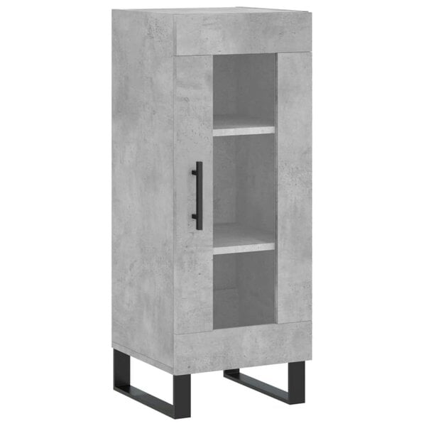 Berkfield Highboard Concrete Grey 34.5x34x180 cm Engineered Wood