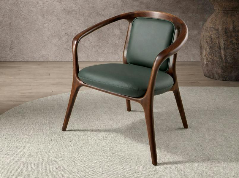 Angel Cerdá Dark Green Leatherette Armchair 5181