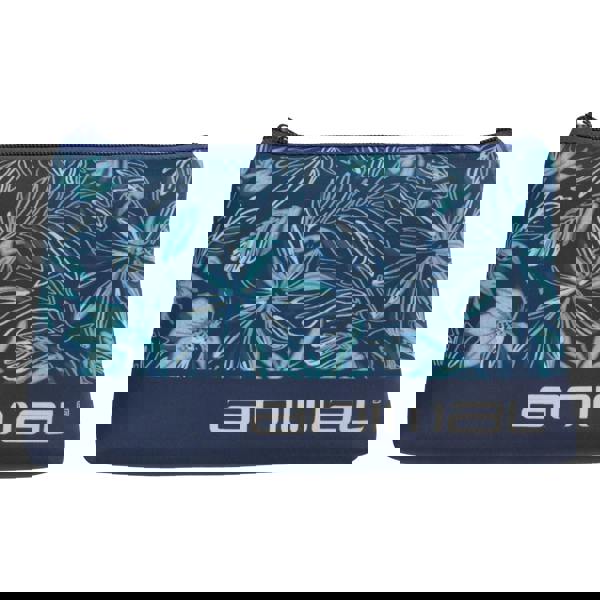 Animal Floral Pattern Neoprene Bag - Blue - 