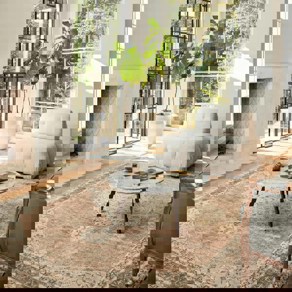 Livabliss Becki Owens Lila-Vintage Grey Brown Blue Traditional Boho Rug