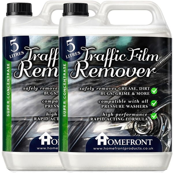 Homefront Traffic Film Remover - TFR Cleaner for Cars, Motorbikes, Vans Trucks & More 10L