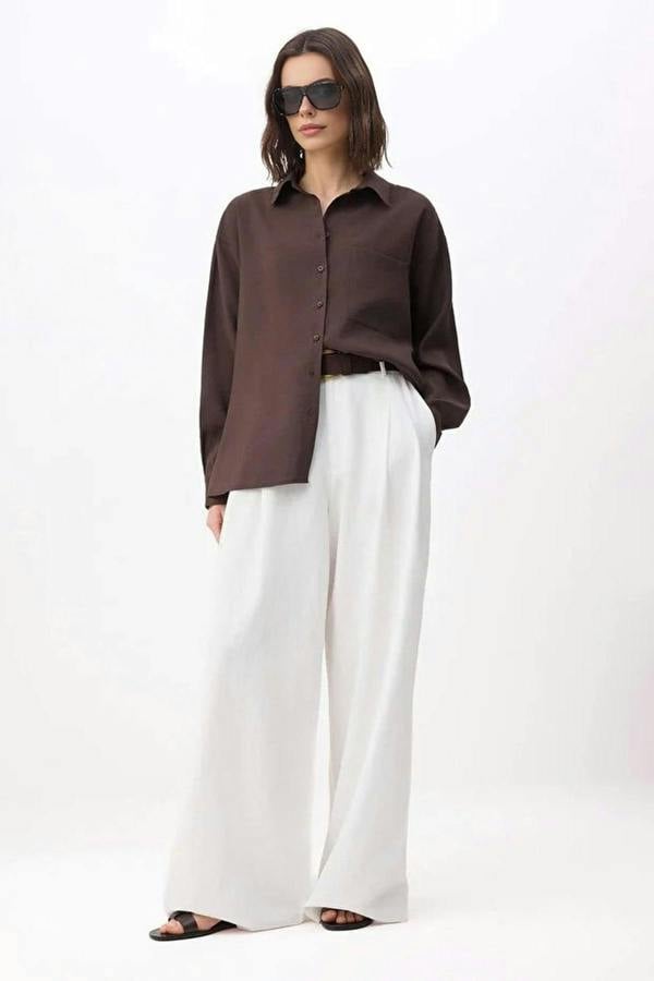 WOVCOR Loose Fit Modal Shirt