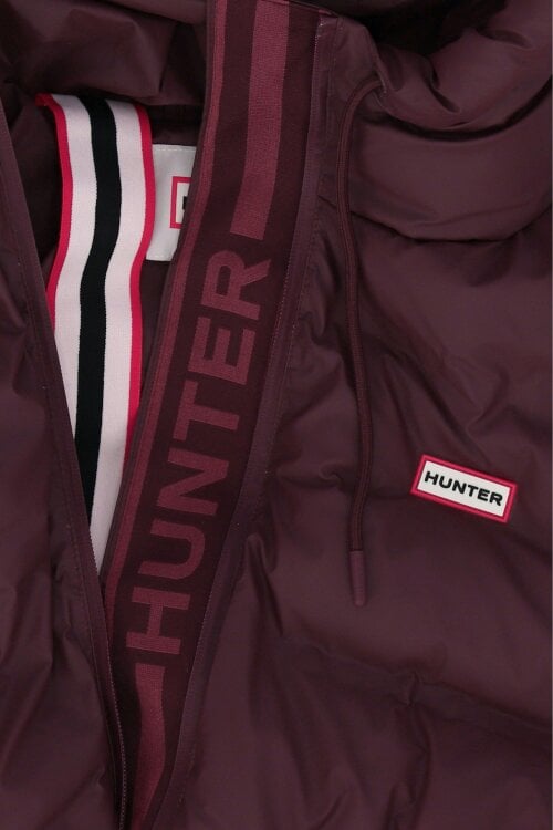 Hunter Hutchison Womens PU Coated Long Puffer Jacket - Port Royale