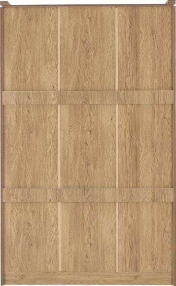 Seconique Charles 3 Door 2 Drawer Mirrored Triple Wardrobe