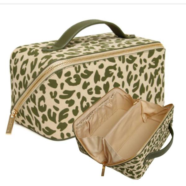Alice Wheeler Luxury Animal Print Train Beauty Case