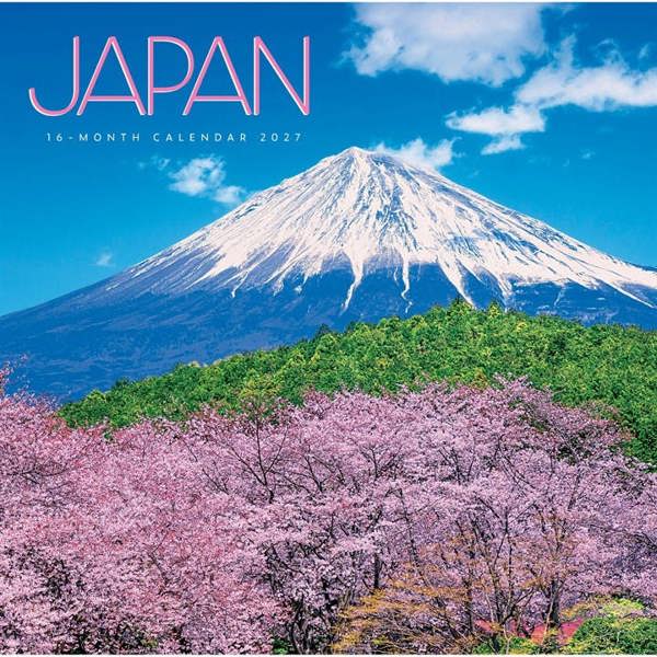 Japan Calendar 2027, Wall Calendars, Month To View, Travel, Gift