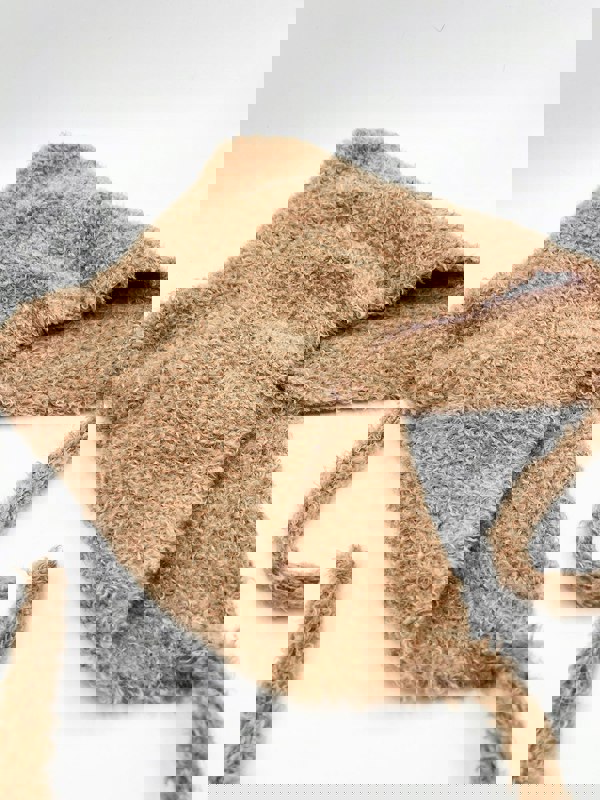 SVNX Beanie With Bear Ears In Beige