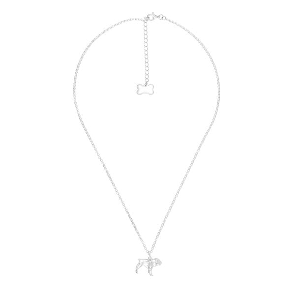 Mylee London English Bulldog Silver Necklace - Personalised