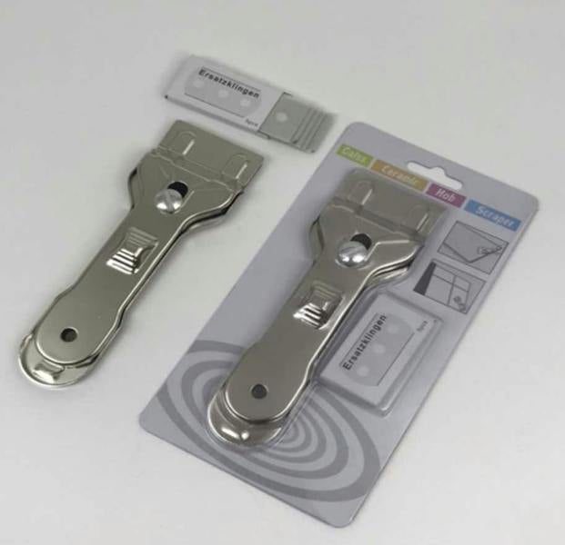 ATEK Hob Scraper with 5 Replacement Blades Non-Scratch