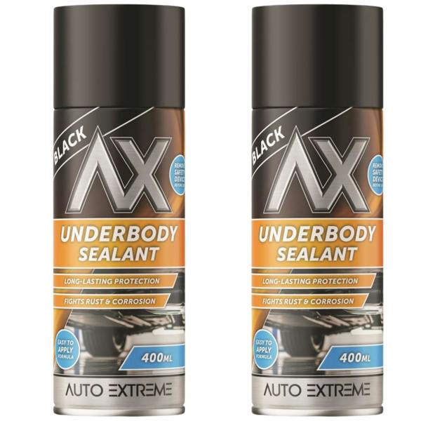 Auto Extreme 2X Underbody Sealant Black Spray 400ml