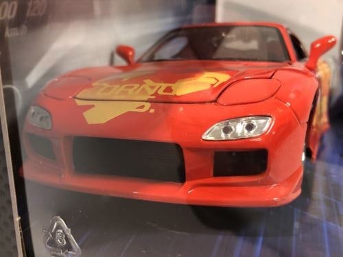 fast and furious orange jls 1995 mazda rx-7 1:24 jada 30747