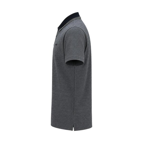 BOSS Relaxed Fit Oxford Piqué New Polo Shirt Dark Blue