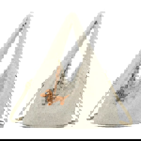 Kitise Cozy Faux Fur Hobo Soft Textured Tote Shoulder Bag