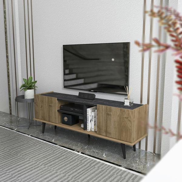 Decorotika Ekvador Modern TV Stand TV Cabinet for TV's up to 65"