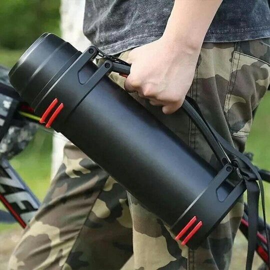 Havendro Thermos Flask with 2 Cups Handle for Camping