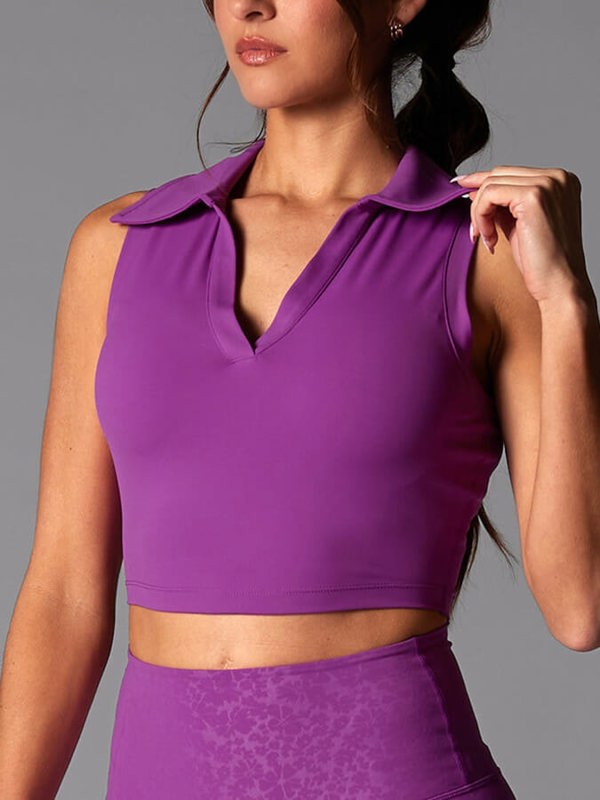 Tavi Polo Women's Tank Top - Violet